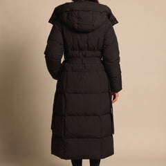Calenza - Quilted Longline Coat Cold Weather Commuting — view 3 of 5