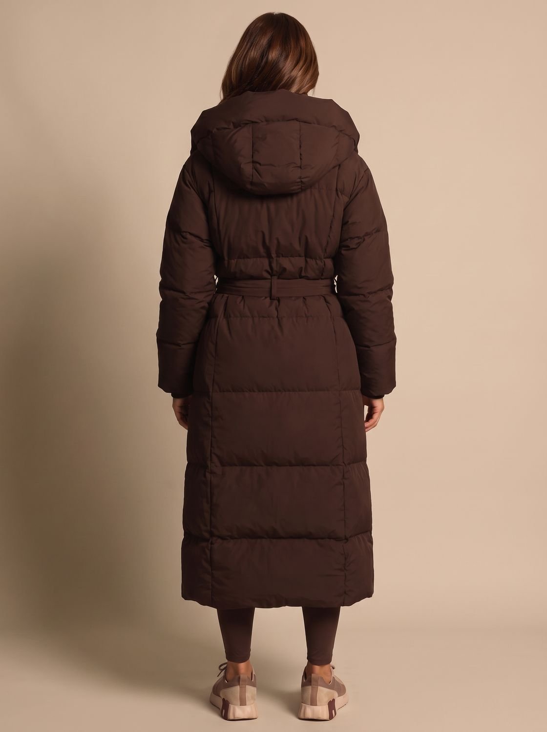 Calenza - Quilted Longline Coat Cold Weather Commuting — view 5 of 5