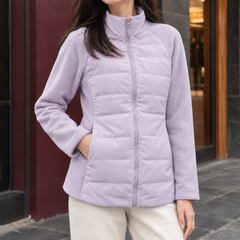 Calistra - Quilted Panel Jacket Cool Weather Layering — view 4 of 5