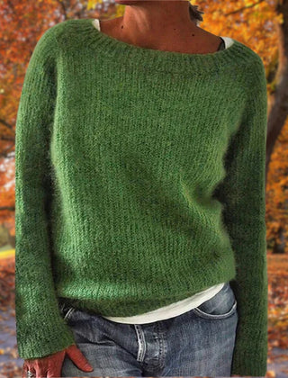 Marlowick - Boat Neck Knit Sweater Autumn Winter Layering — view 5 of 7