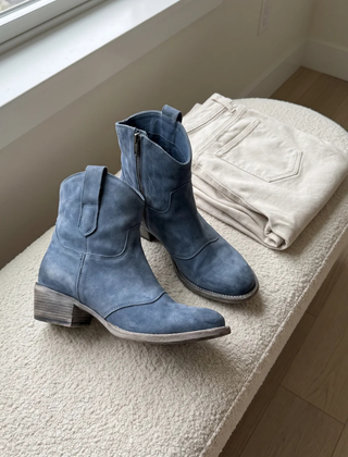 Calmora - Suede Block Heel Boots Everyday Comfort — view 10 of 10