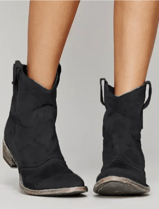 Calmora - Suede Block Heel Boots Everyday Comfort — view 6 of 10