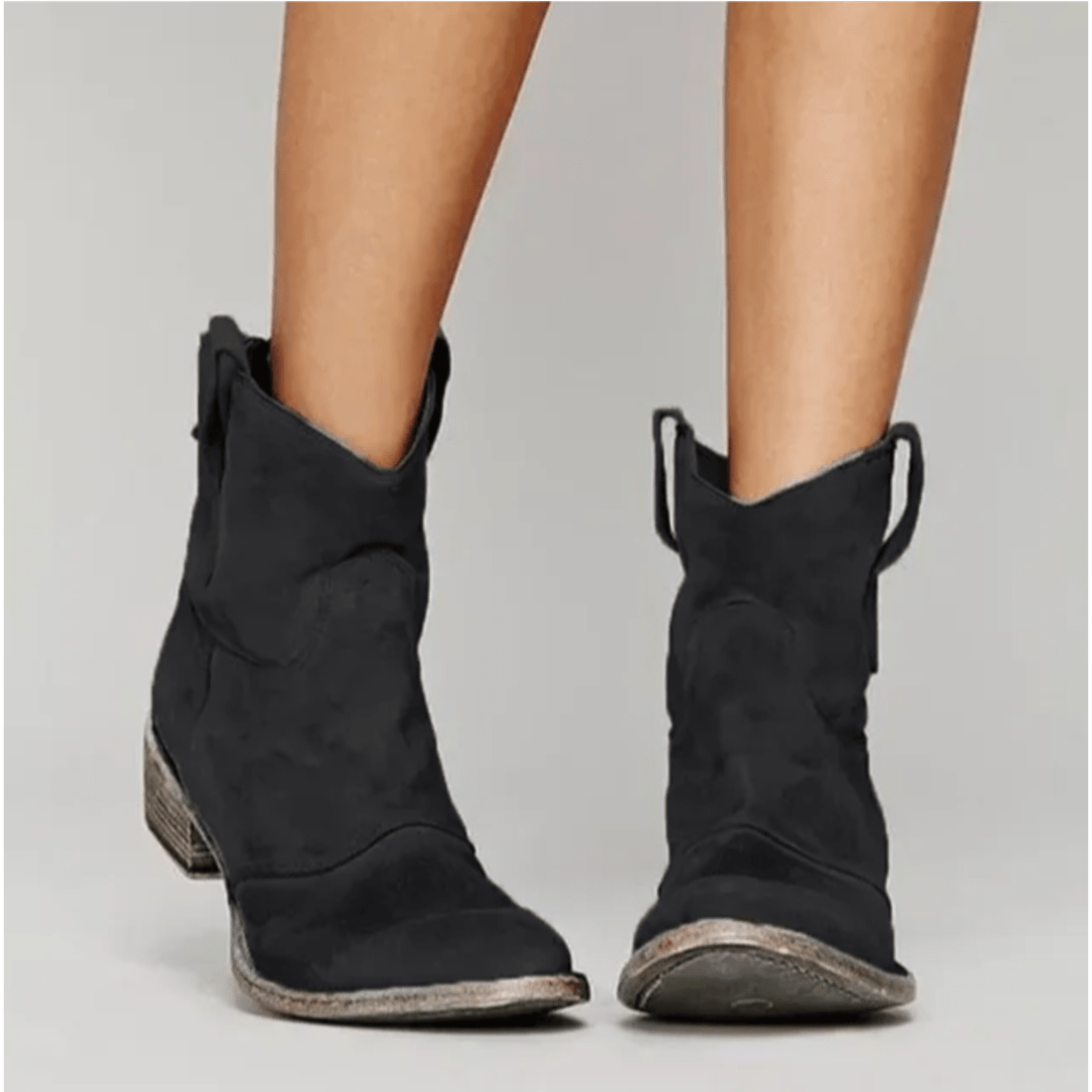 Calmora - Suede Block Heel Boots Everyday Comfort — view 6 of 10