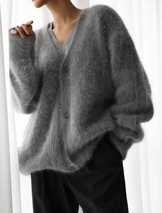 Camoressa - Ribbed Crew Neck Cashmere Pullover Cold Weather Layering — view 2 of 8