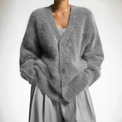 Camoressa - Ribbed Crew Neck Cashmere Pullover Cold Weather Layering — view 4 of 8