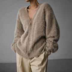 Camoressa - Ribbed Crew Neck Cashmere Pullover Cold Weather Layering — view 6 of 8