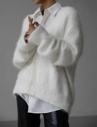 Camoressa - Ribbed Crew Neck Cashmere Pullover Cold Weather Layering — view 8 of 8