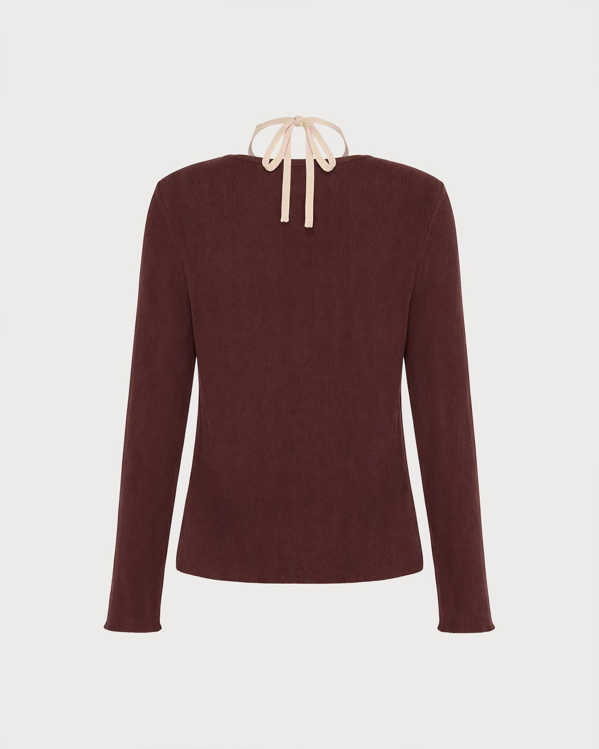 Cascena - V Neck Contrasting Knit Cardigan Autumn Layering — view 5 of 6