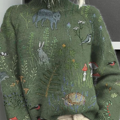 Casimira - Ribbed Turtleneck Jumper For Cold Weather