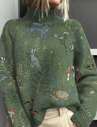 Casimira - Ribbed Turtleneck Jumper For Cold Weather