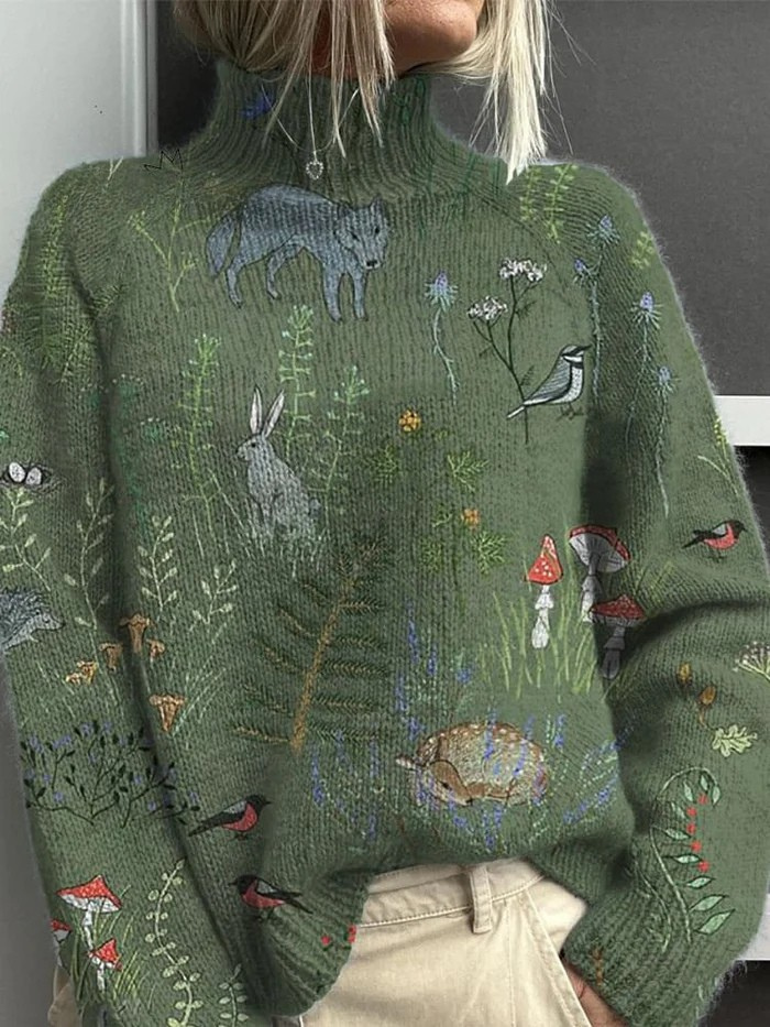 Casimira - Ribbed Turtleneck Jumper For Cold Weather