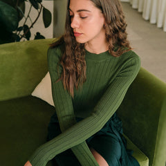 Cassalie - Ribbed Knit Sweater For Autumn Winter — view 3 of 5