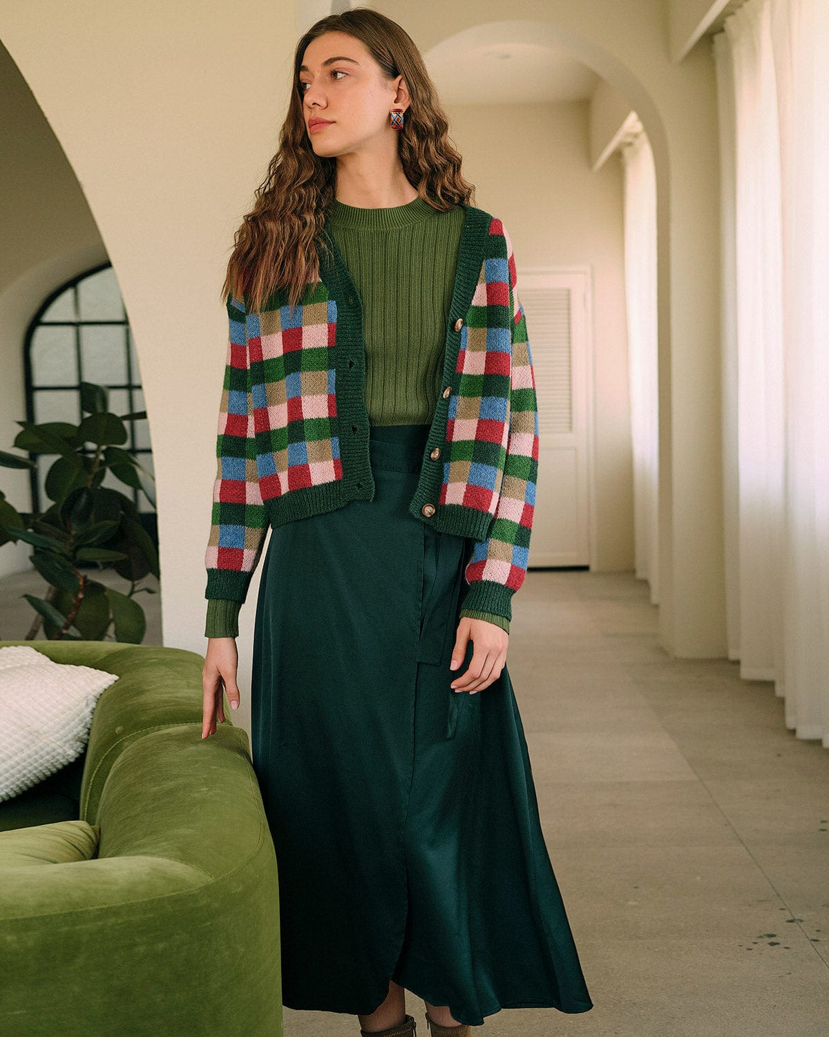 Cassalie - Ribbed Knit Sweater For Autumn Winter — view 4 of 5