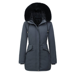 Cassenora - Long Down Coat Cold Winter Outings — view 10 of 10