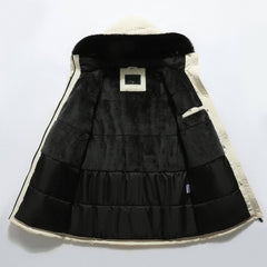 Cassenora - Long Down Coat Cold Winter Outings — view 4 of 10