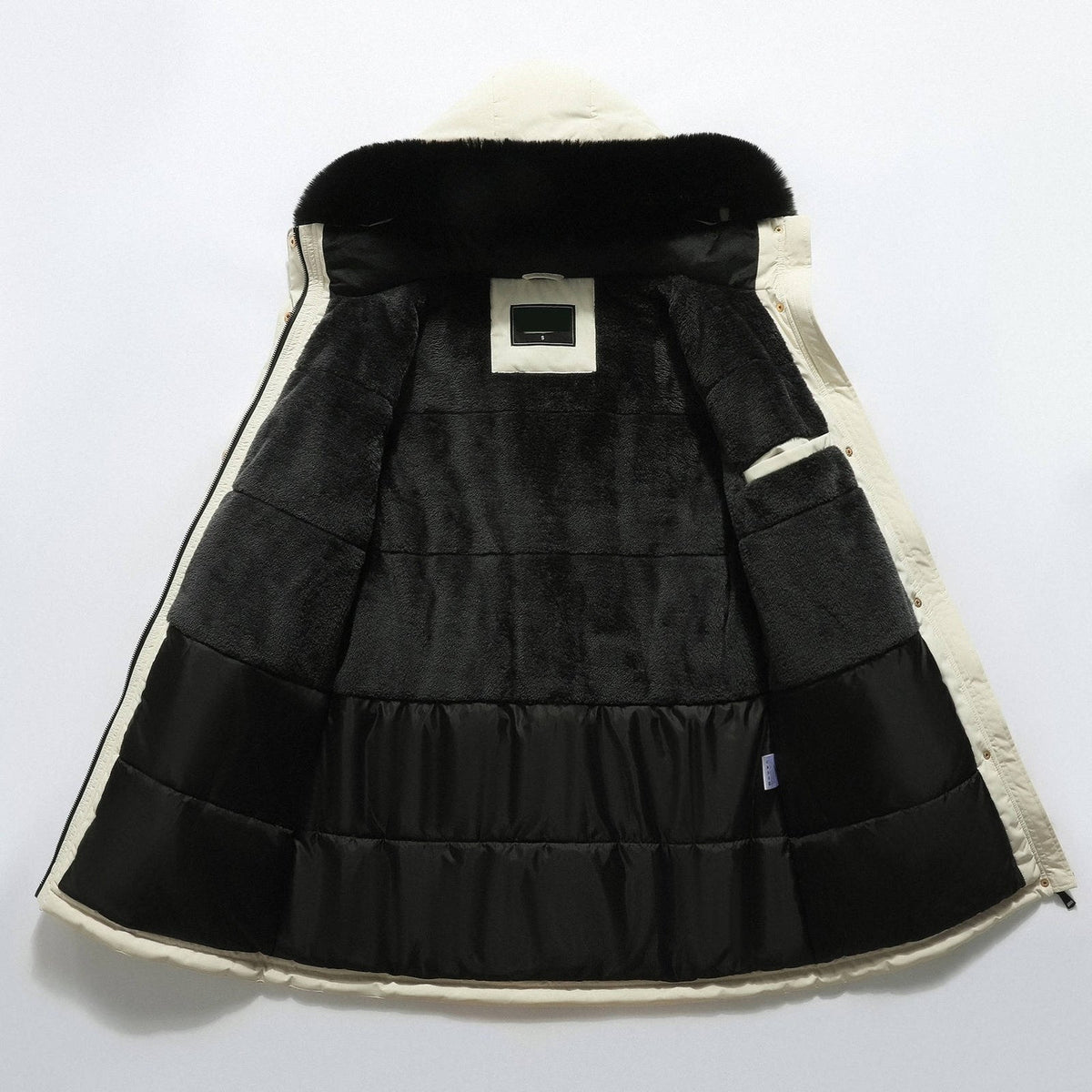 Cassenora - Long Down Coat Cold Winter Outings — view 4 of 10