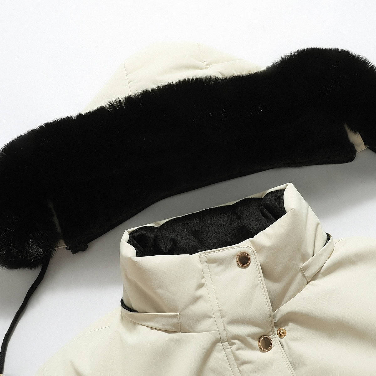 Cassenora - Long Down Coat Cold Winter Outings — view 6 of 10