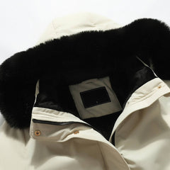 Cassenora - Long Down Coat Cold Winter Outings — view 7 of 10