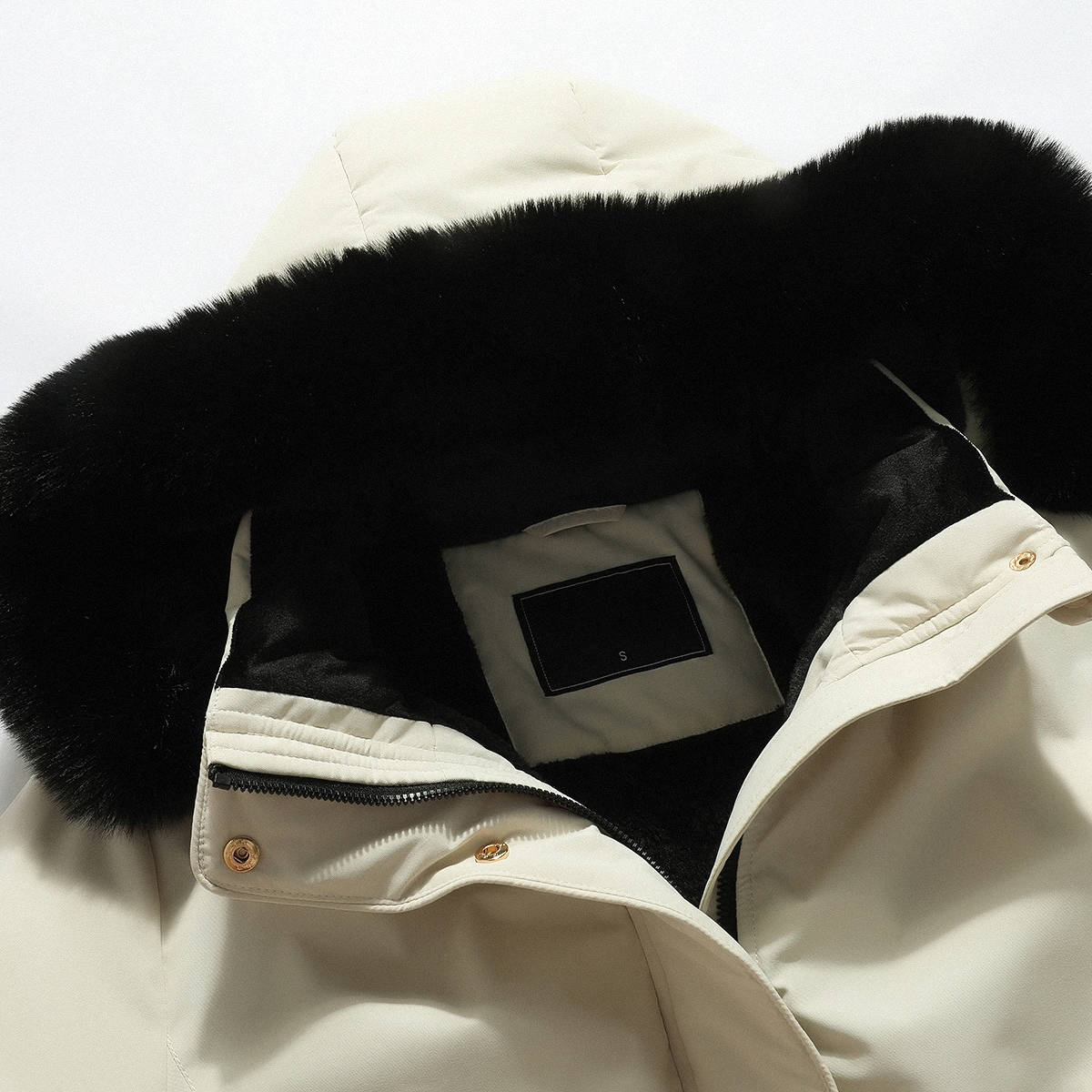 Cassenora - Long Down Coat Cold Winter Outings — view 7 of 10