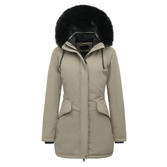 Cassenora - Long Down Coat Cold Winter Outings — view 9 of 10