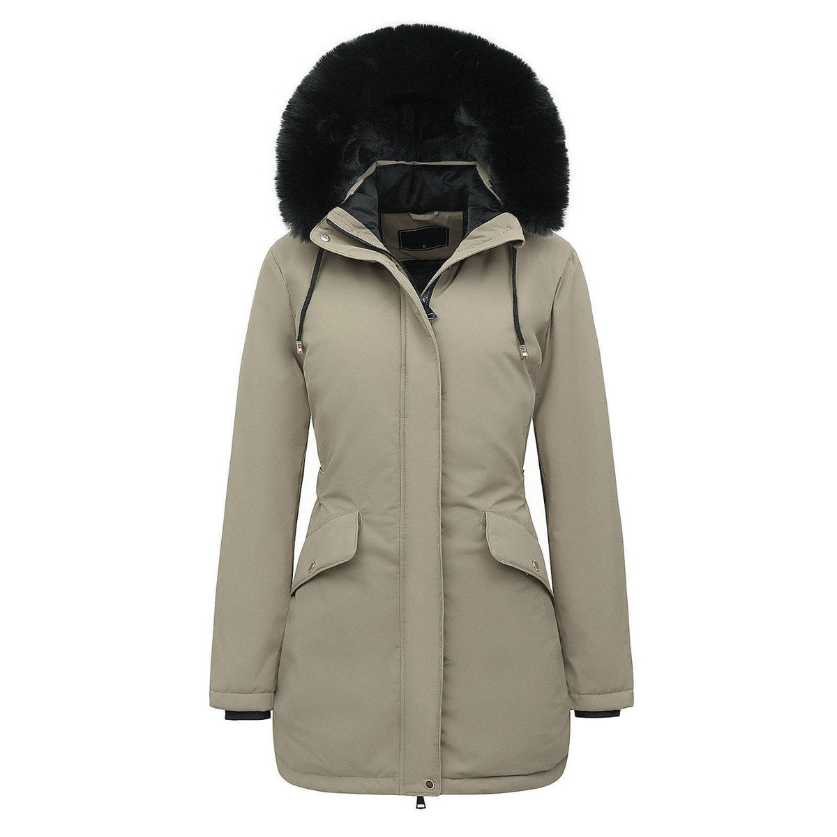 Cassenora - Long Down Coat Cold Winter Outings — view 9 of 10