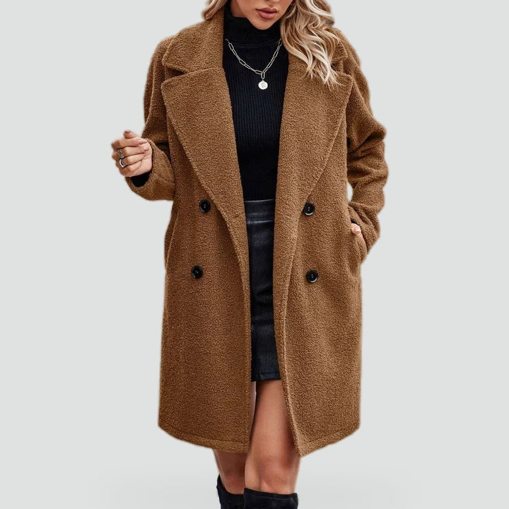 Cassenova - Mi-Length Winter Coat Office And Evening Wear