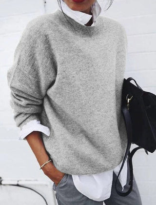 Cassiane - Loose Fit Cashmere Sweater Everyday Layering — view 3 of 9