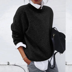 Cassiane - Loose Fit Cashmere Sweater Everyday Layering — view 4 of 9