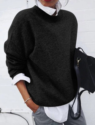 Cassiane - Loose Fit Cashmere Sweater Everyday Layering — view 5 of 9