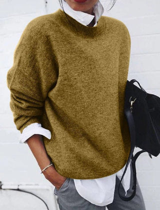 Cassiane - Loose Fit Cashmere Sweater Everyday Layering — view 7 of 9