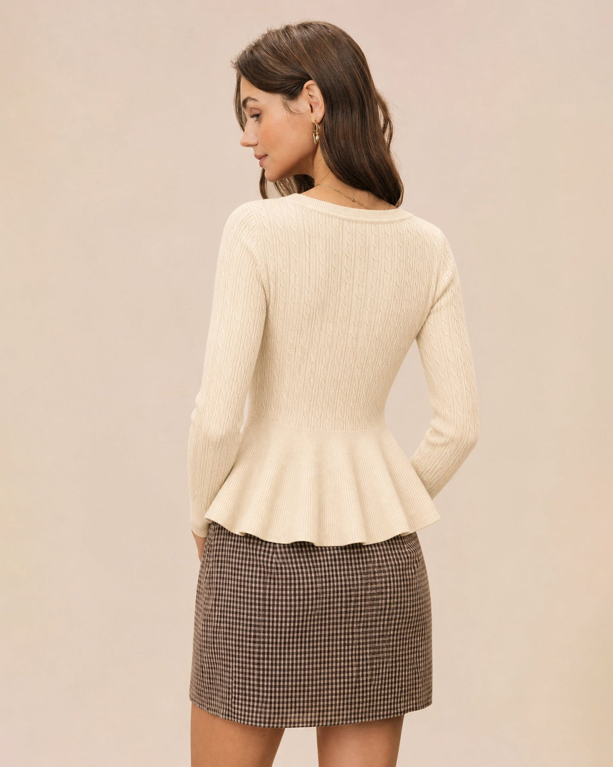 Cassimere - Textured Button Sweater Casual Autumn Winter Wear — view 3 of 9