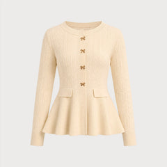 Cassimere - Textured Button Sweater Casual Autumn Winter Wear — view 7 of 9