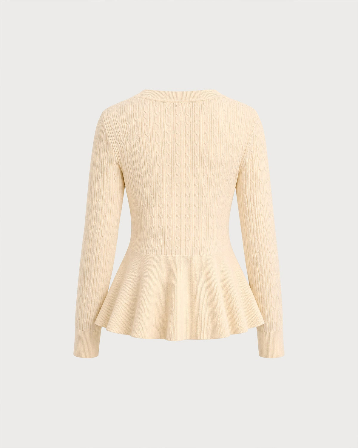 Cassimere - Textured Button Sweater Casual Autumn Winter Wear — view 8 of 9