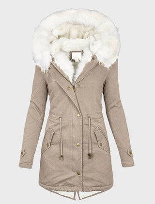 Cassinelle - Faux Fur Trim Puffer Jacket Cold Weather Wear — view 2 of 6