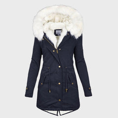 Cassinelle - Faux Fur Trim Puffer Jacket Cold Weather Wear — view 3 of 6