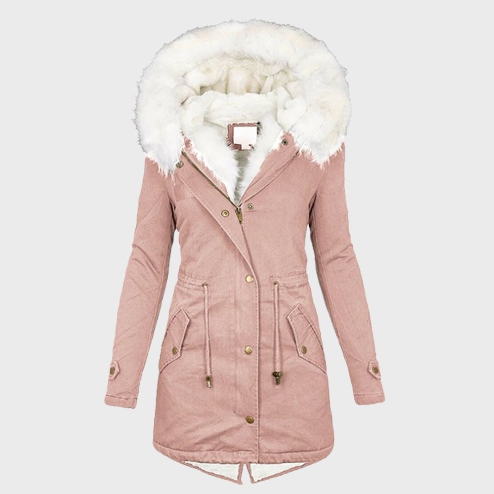 Cassinelle - Faux Fur Trim Puffer Jacket Cold Weather Wear — view 4 of 6