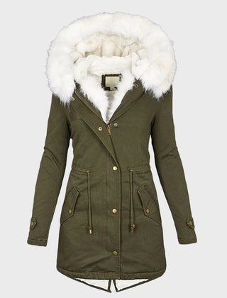 Cassinelle - Faux Fur Trim Puffer Jacket Cold Weather Wear — view 5 of 6