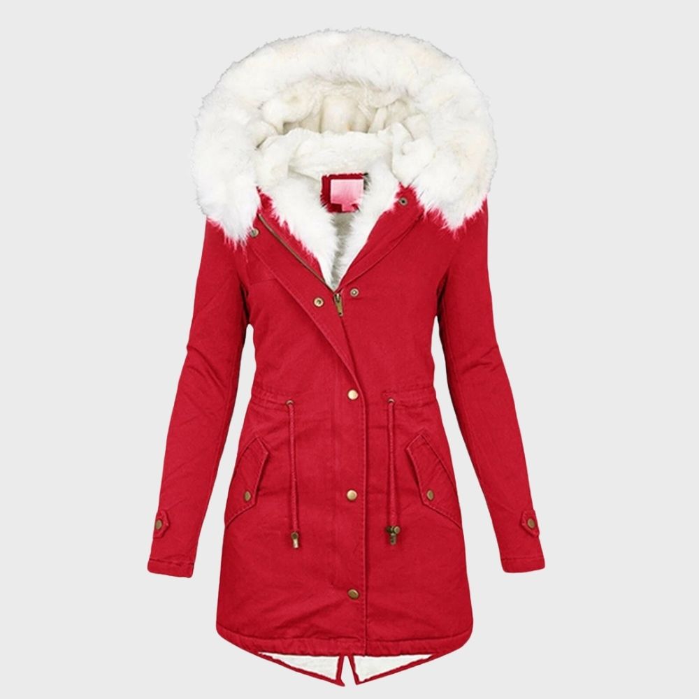 Cassinelle - Faux Fur Trim Puffer Jacket Cold Weather Wear — view 6 of 6