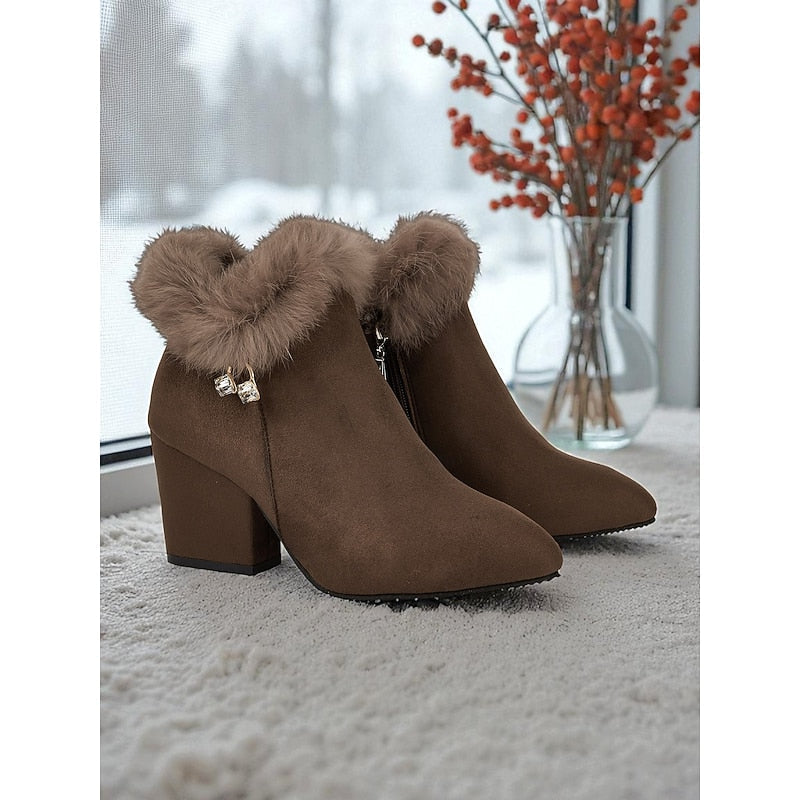 Celandra - Pointed Toe Ankle Boots Office To Weekend Wear