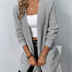 Marlette - Open Front Long Cardigan Everyday Layering