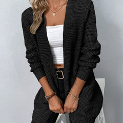 Marlette - Open Front Long Cardigan Everyday Layering — view 3 of 4