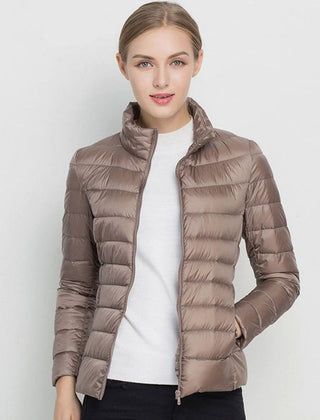 Corrienne - Padded Quilted Coat Cold Weather Layering