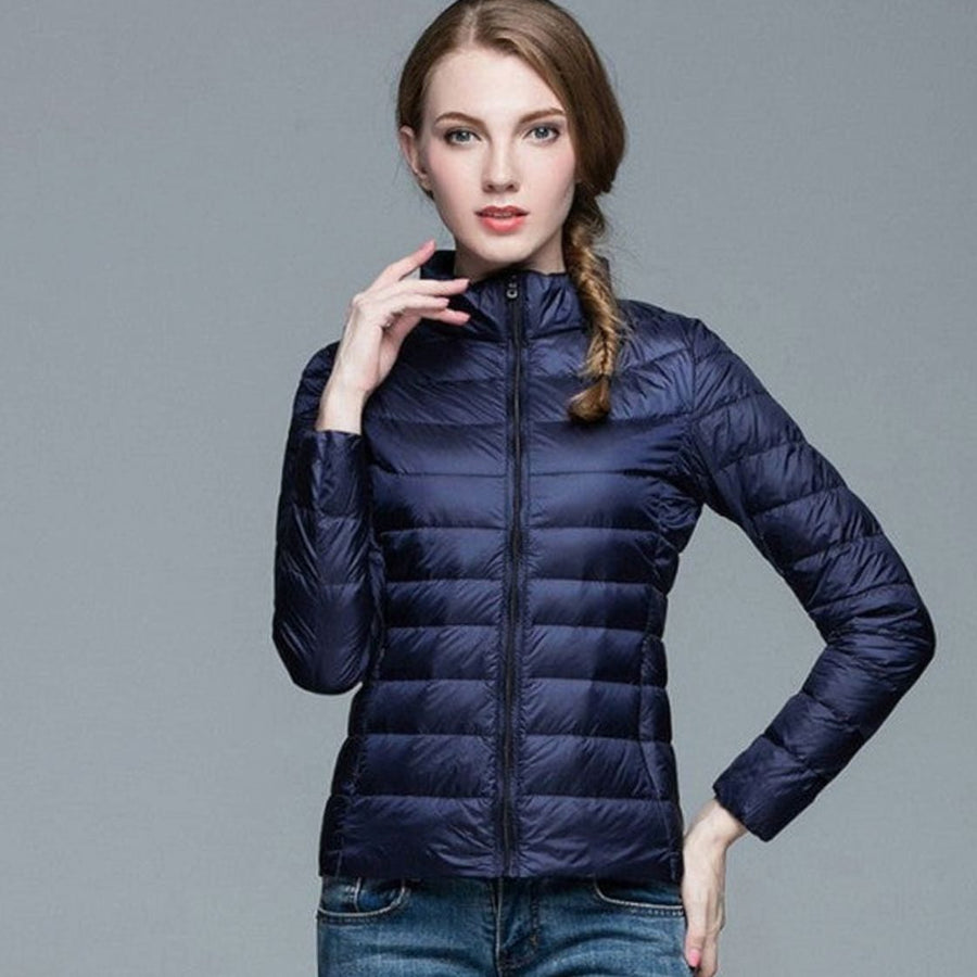 Corrienne - Padded Quilted Coat Cold Weather Layering — view 2 of 8