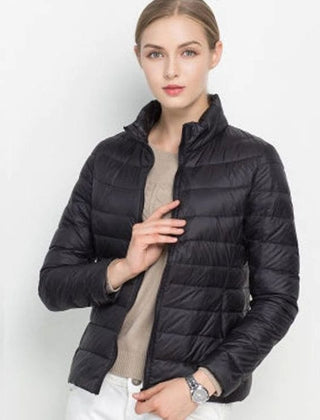 Corrienne - Padded Quilted Coat Cold Weather Layering — view 8 of 8