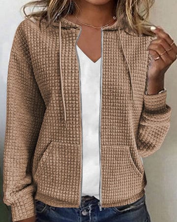 Corvessa - Zip-Up Hoodie Jacket Everyday Layering — view 5 of 5