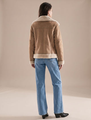 Corvine - Belted Aviator Jacket Cold Weather Layering — view 7 of 10