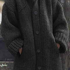 Cosetta - Hooded Oversized Knit Cardigan Weekend Layering — view 3 of 6