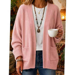 Coverly - Draped Knit Cardigan Sweater For Layering