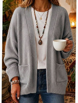 Coverly - Draped Knit Cardigan Sweater For Layering — view 2 of 5