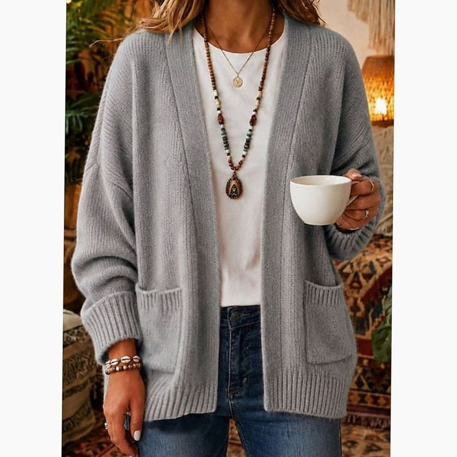 Coverly - Draped Knit Cardigan Sweater For Layering — view 2 of 5